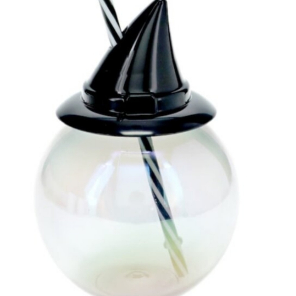 Iradesant Crystal Ball-Witch Hat W/Straw Cup